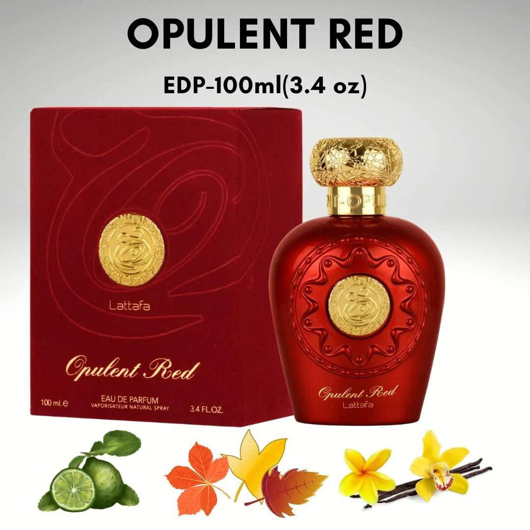 Opulent Red by Eau De Parfum Spray 3.4 Oz