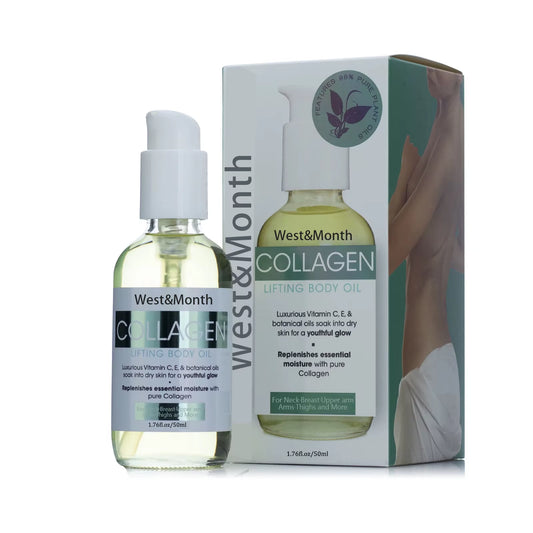 Collagen Firming Body Oil for Tightening and Moisturizing - Enhance Breast and Buttock Shape, Repair Abdomen Skin, Slim Down Care